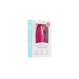 EASYTOYS VELVET VIBRATOR BULLET PINK 11cm - Image 3