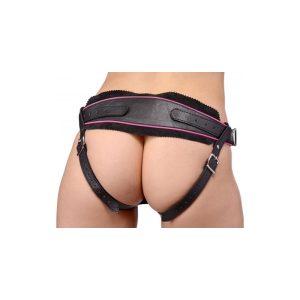 STRAP U FLAMINGO LOW RISE STRAP-ON HARNESS BLACK - Image 4