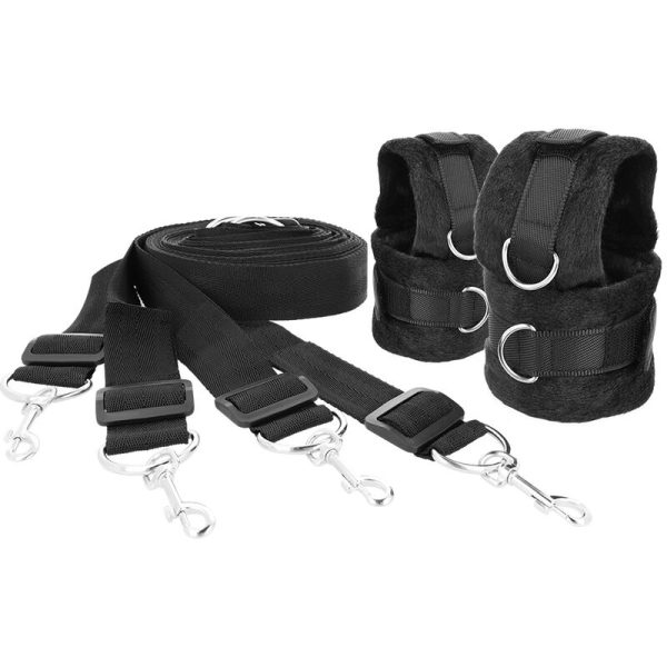 img_93826_b7b60cdf9182006abb680203bf678dfd_1 DARKNESS INTERLACE OVER AND UNDER BED RESTRAINT SET