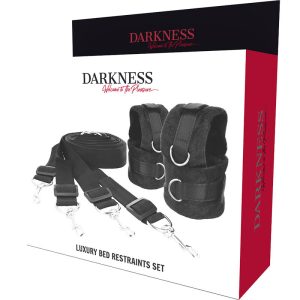 DARKNESS INTERLACE OVER AND UNDER BED RESTRAINT SET - Image 4