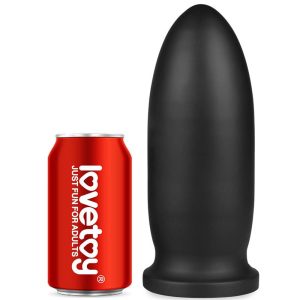 LOVETOY 10.5" KING SIZED ANAL BOMBER DILDO BLACK 26.5cm - Image 5