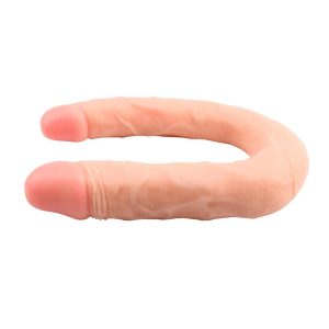CHISA DOUBLE DILDO HER-HER OVERLAP N3 FLESH 17cm - Image 5