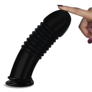 LOVETOY 8" KING SIZED ANAL BUMPER PLUG BLACK 20cm - Image 3