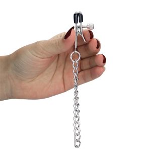 LOVETOY CHAIN WITH NIPPLE AND CLITORIS CLAMPS PINK - Image 3