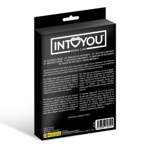 INTOYOU BDSM LINE LILITH INCOGNITO MASK WITH MOUTH OPENING BLACK - Image 4