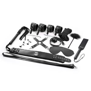 INTOYOU BDSM LINE BONDAGE SET 11 PIECES BLACK - Image 10