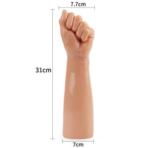 LOVETOY DILDO BITCH FIST 12" FLESH 30cm - Image 8