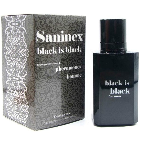SANINEX BLACK IS BLACK MENS PHEROMONE PERFUME 100ml