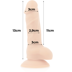 COCK MILLER SILICONE DENSITY ARTICULABLE COCKSIL FLESH 13cm - Image 6