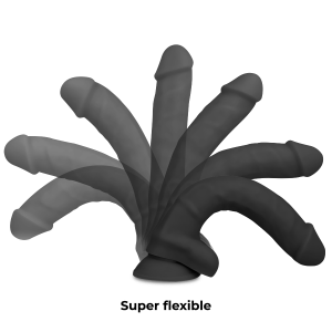 COCK MILLER SILICONE DENSITY ARTICULABLE COCKSIL BLACK 24cm - Image 8
