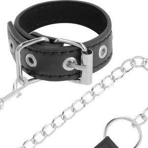 DARKNESS PENIS RING WITH STRAP - Image 4