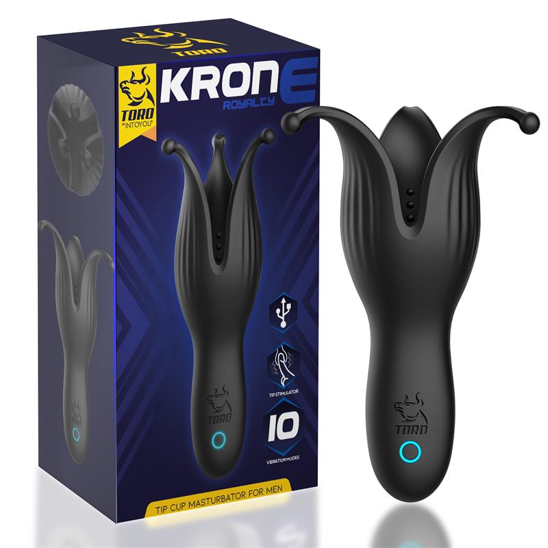 TORO KRONE TIP CUP SILICONE USB MASTURBATOR FOR MEN