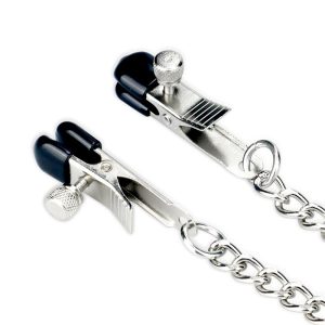 LOVETOY COLLAR WITH NIPPLE CLAMPS SILVER - Image 4