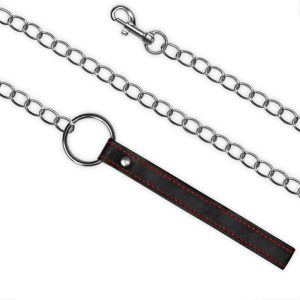 LOVETOY COLLAR AND LEASH BONDAGE BLACK - Image 5