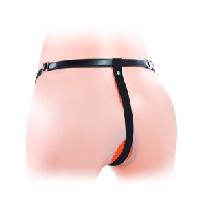 LOVETOY HARNESS DOUBLE HOLLOW DILDO - Image 3