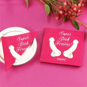 LOVETOY PARTY PAPER NAPKINS PACK OF 10 - Image 5