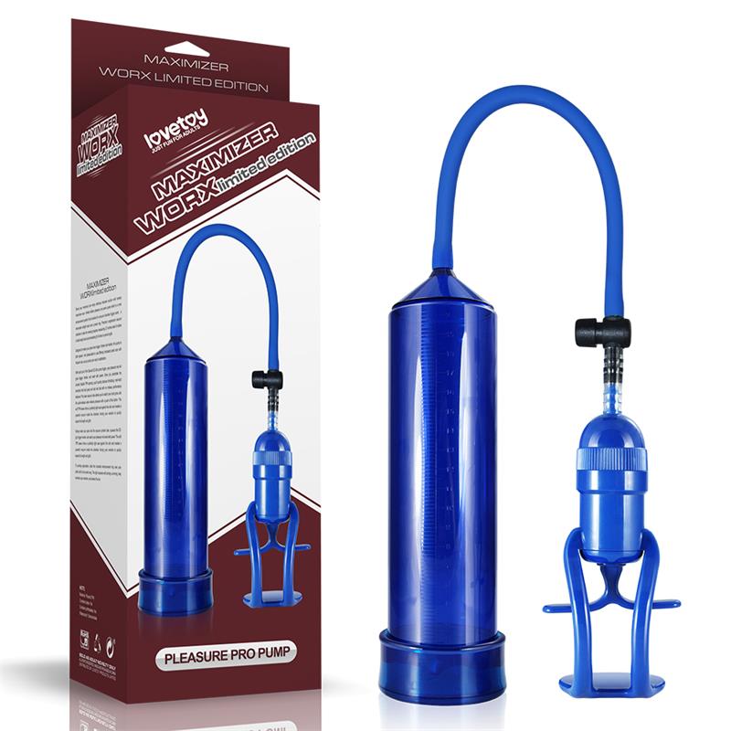 LOVETOY PENIS PUMP MAXIMIZER WORX LIMITED EDITION BLUE