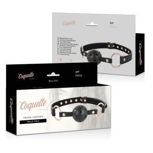 COQUETTE FANTASY BREATHABLE BALL GAG BLACK - Image 3