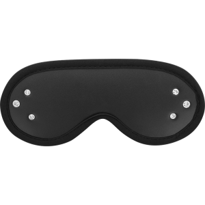 COQUETTE FANTASY VEGAN LEATHER BLIND MASK BLACK - Image 5