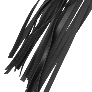 COQUETTE FANTASY VEGAN LEATHER FLOGGER BLACK - Image 4