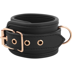 COQUETTE FANTASY VEGAN LEATHER HANDCUFFS BLACK - Image 6