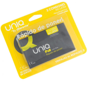 UNIQ PULL LATEX FREE CONDOMS 3UNITS - ΠΡΟΦΥΛΑΚΤΙΚΑ ΧΩΡΙΣ ΛΑΤΕΞ - Image 3