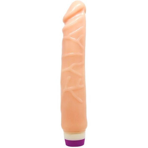 BAILE WAVES OF PLEASURE REALISTIC VIBRATING DILDO FLESH 25.5cm