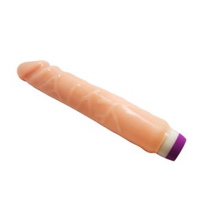 BAILE WAVES OF PLEASURE REALISTIC VIBRATING DILDO FLESH 25.5cm - Image 8