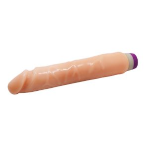 BAILE WAVES OF PLEASURE REALISTIC VIBRATING DILDO FLESH 25.5cm - Image 6