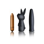 ROCKSOFF KIT VIBRATING BULLET AND SLEEVES SILHOUETTE DARK DESIRES KIT