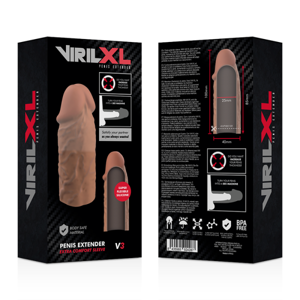 img_96723_d10841718221e9b821f940fe908f6ff4_1 VIRILXL PENIS EXTENDER EXTRA COMFORT SLEEVE V3 BROWN