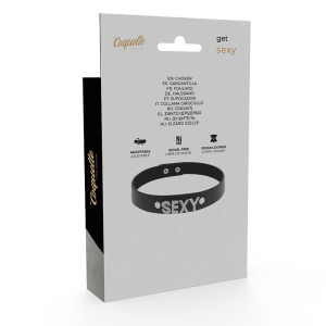 COQUETTE HAND CRAFTED CHOKER VEGAN LEATHER SEXY BLACK - Image 5
