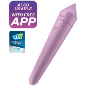 SATISFYER ULTRA POWER VIBRATING BULLET 8 WITH APP LILAC