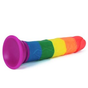 LOVETOY PRIDER LIQUID SILICONE 7" DILDO 18.5cm - Image 10