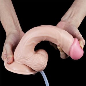 LOVETOY DILDO SQUIRTING 9" NATURAL 23cm - Image 9