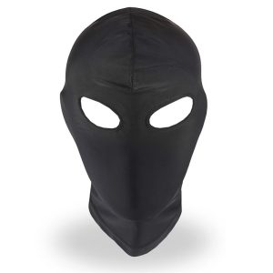 INTOYOU BDSM LINE LILITH INCOGNITO MASK WITH OPENING IN THE EYES BLACK - Image 3
