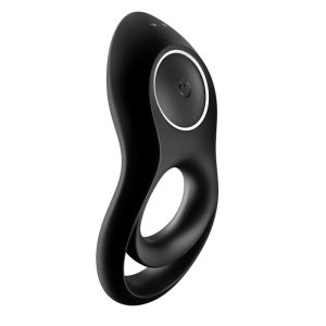 SATISFYER LEGENDARY USB DUO PENIS RING VIBRATOR BLACK - Image 6