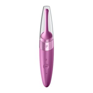 SATISFYER TWIRLING DELIGHT CLITORAL STIMULATOR BERRY - Image 6
