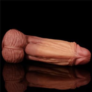 LOVETOY DILDO NATURE KING 10" DUAL LAYER 25.4cm - Image 12