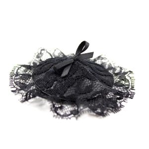 FETISH ADDICT NIPPLE COVERS WITH LACE BLACK - Image 4