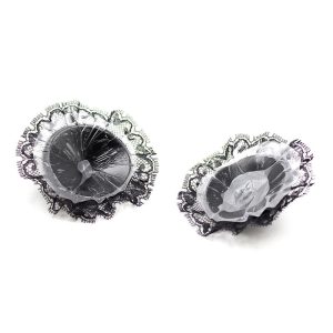 FETISH ADDICT NIPPLE COVERS WITH LACE BLACK - Image 3