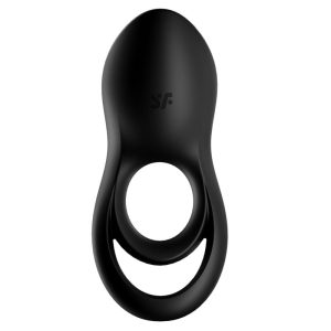 SATISFYER LEGENDARY USB DUO PENIS RING VIBRATOR BLACK - Image 4