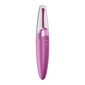 SATISFYER TWIRLING DELIGHT CLITORAL STIMULATOR BERRY - Image 4