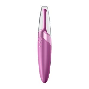 SATISFYER TWIRLING DELIGHT CLITORAL STIMULATOR BERRY - Image 3