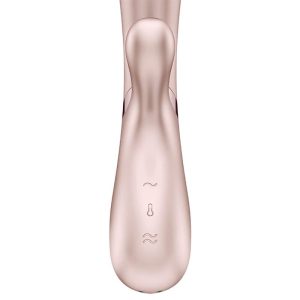 SATISFYER HOT LOVER VIBRATOR WITH APP SILVER-CHAMPAGNE 20cm - Image 4