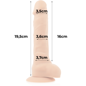 COCK MILLER SILICONE DENSITY ARTICULABLE COCKSIL FLESH 19.5cm - Image 6