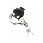 RIMBA BONDAGE PLAY CUFF CASE LEATHER ADJUSTABLE BLACK
