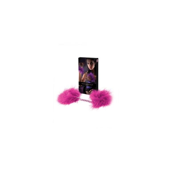 1-secret-play-fucsia-marabou-handcuffs SECRET PLAY MARABOU FEATHER HANDCUFFS FUCHSIA