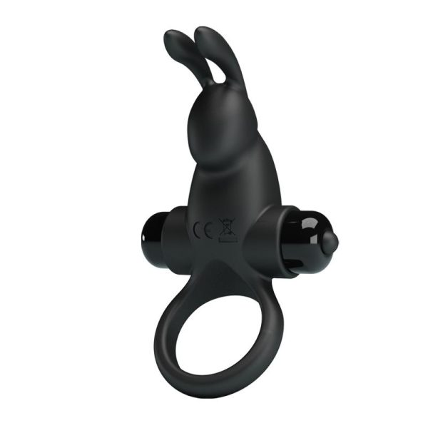 PRETTYLOVE VIBRANT VIBRATING PENIS RING I BLACK