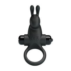 PRETTYLOVE VIBRANT VIBRATING PENIS RING I BLACK - Image 8